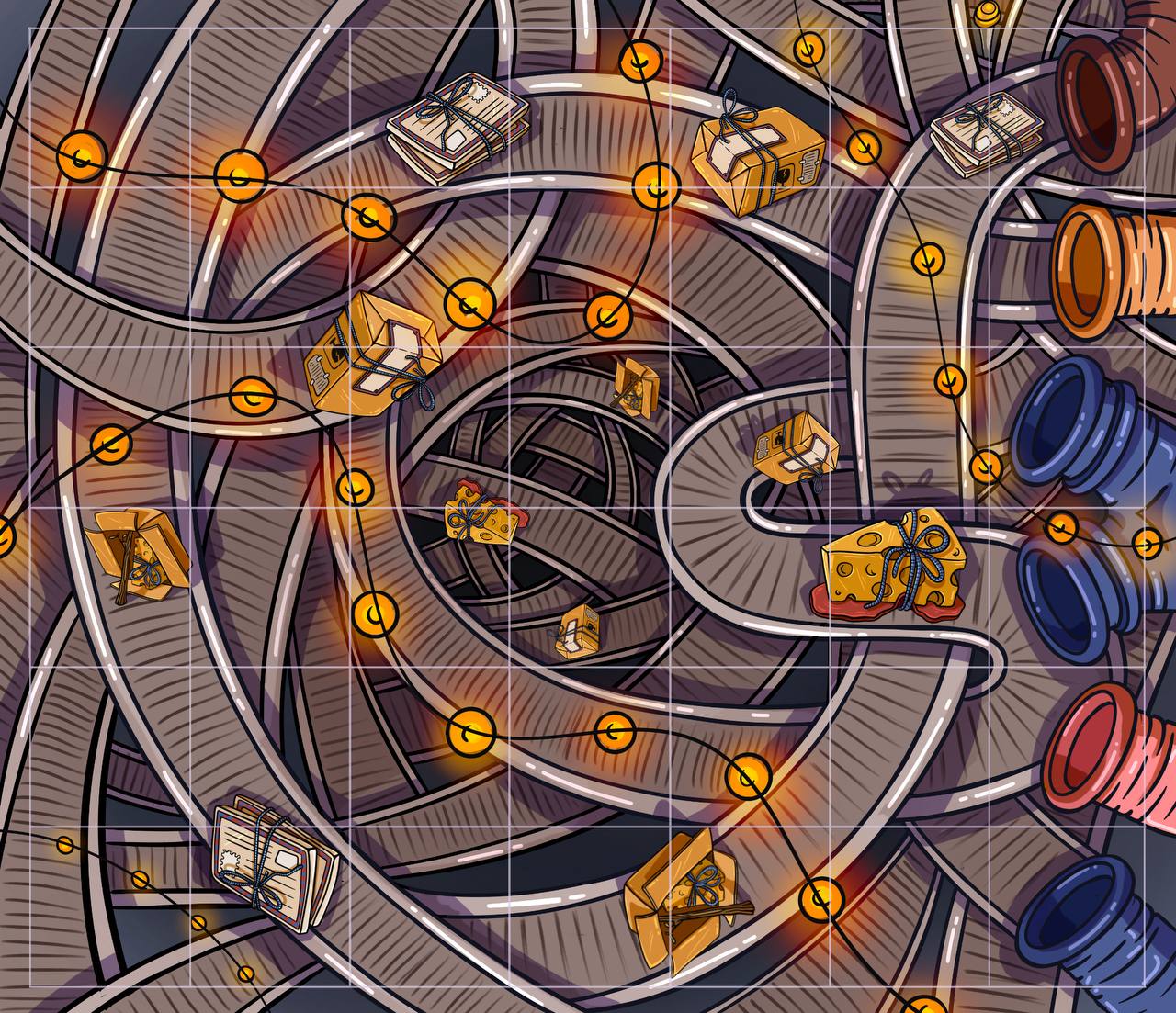 Настольная детская игра Крысопочта