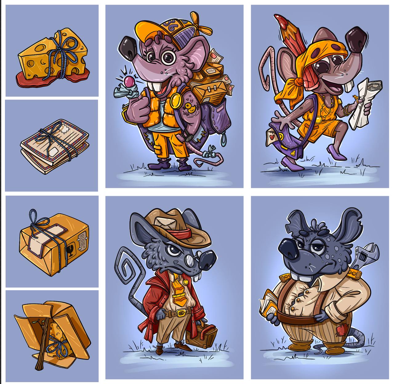 Настольная детская игра Крысопочта