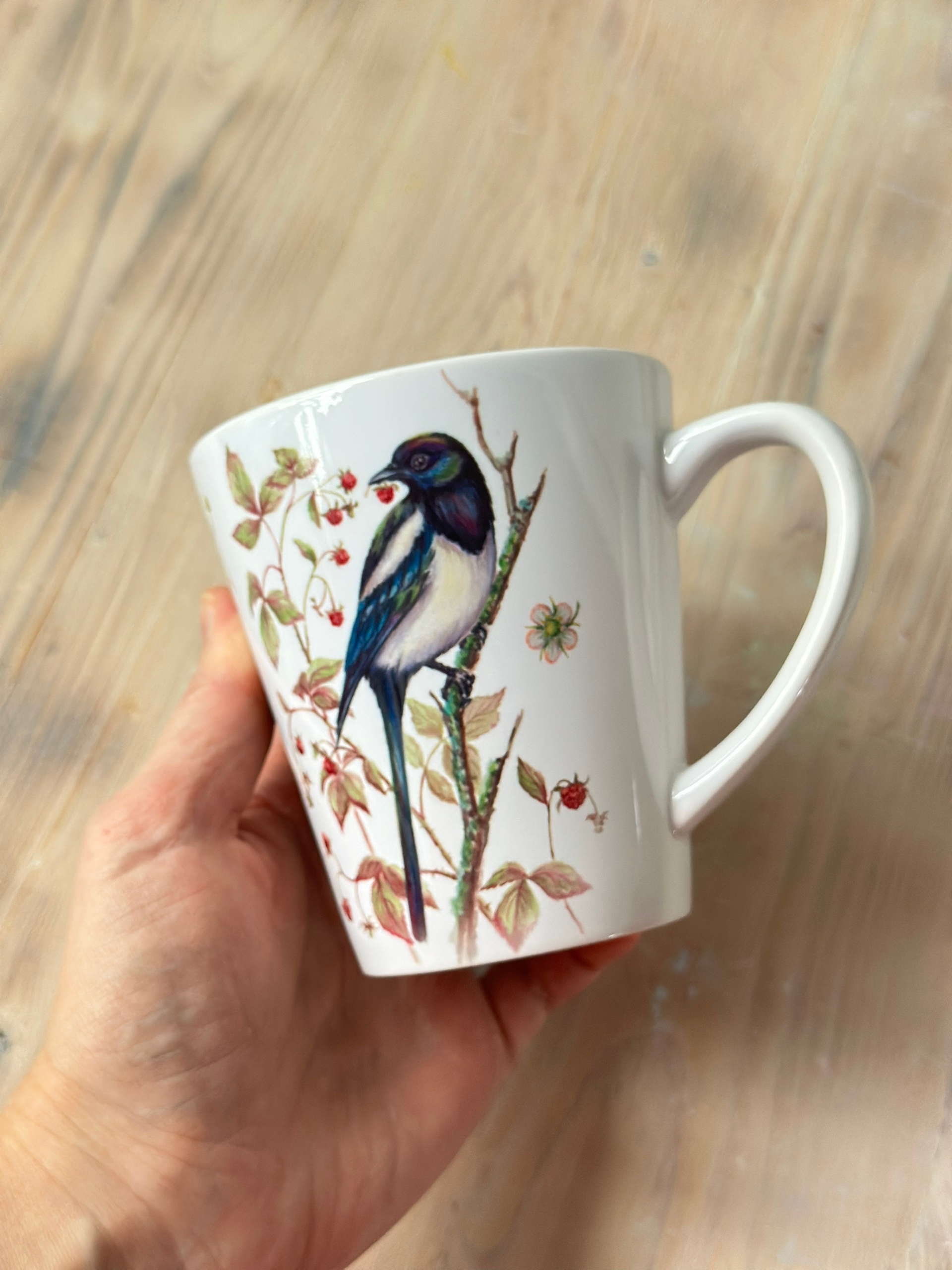 Иллюстрации "Ягоды и птицы"