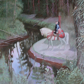 Настасья Микулична маслом