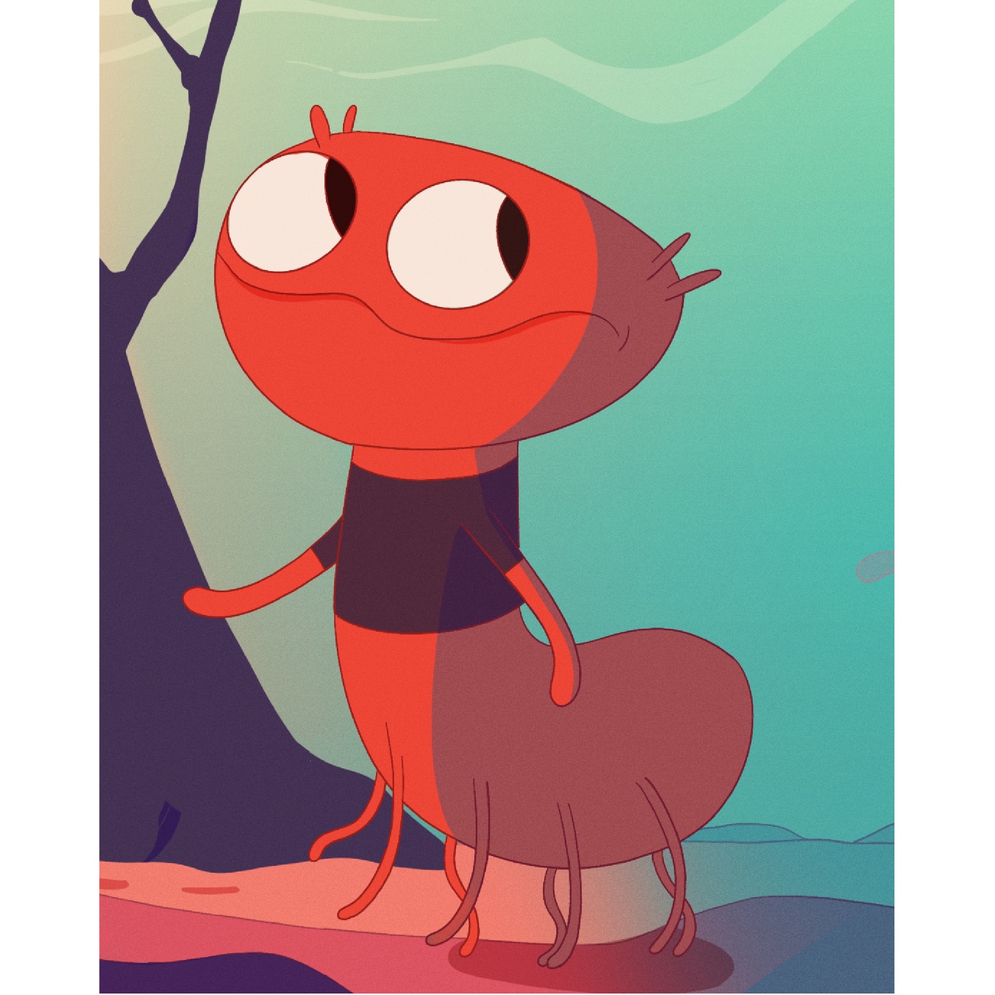 Приключения Эдди. Персонаж для детской книжки.