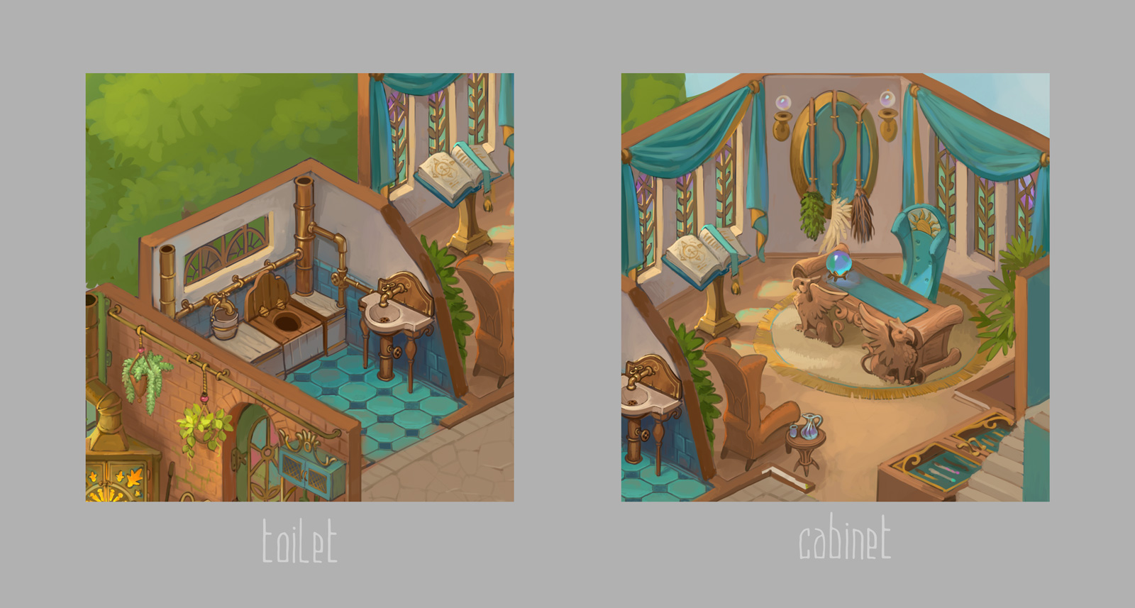 Дом волшебницы и травника