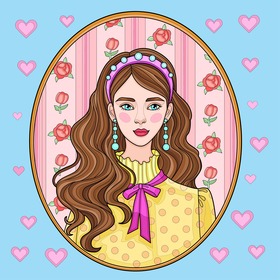 Портреты девушек