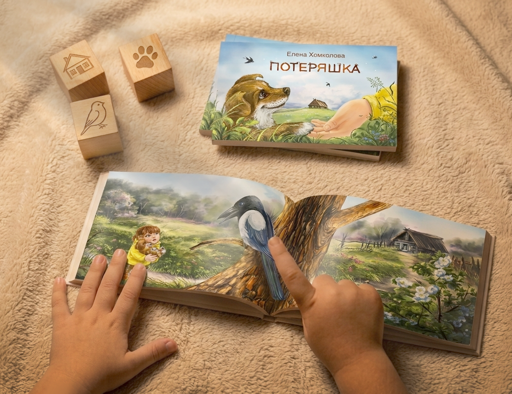 Книжка-картинка "Потеряшка"