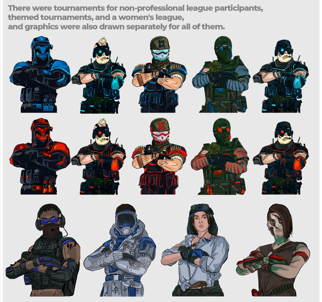 Warface персонажи для эфиров