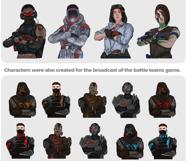 Warface персонажи для эфиров