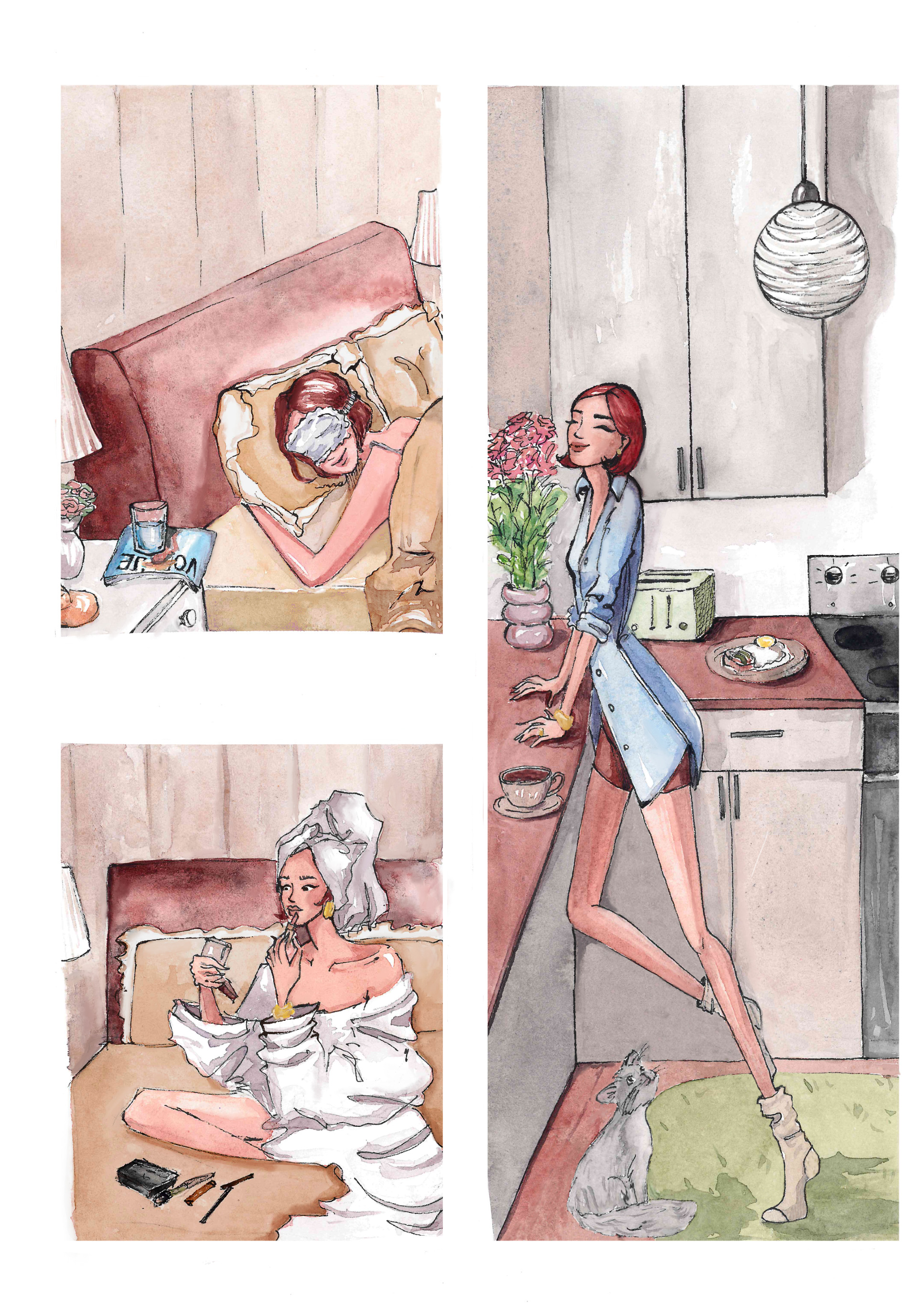 Женские истории / Lifestyle Illustration