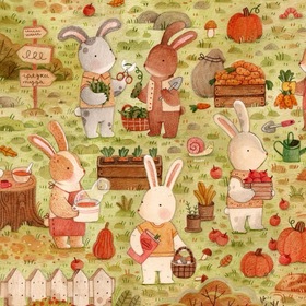 Виммельбух «Кролики-фермеры»🐰
