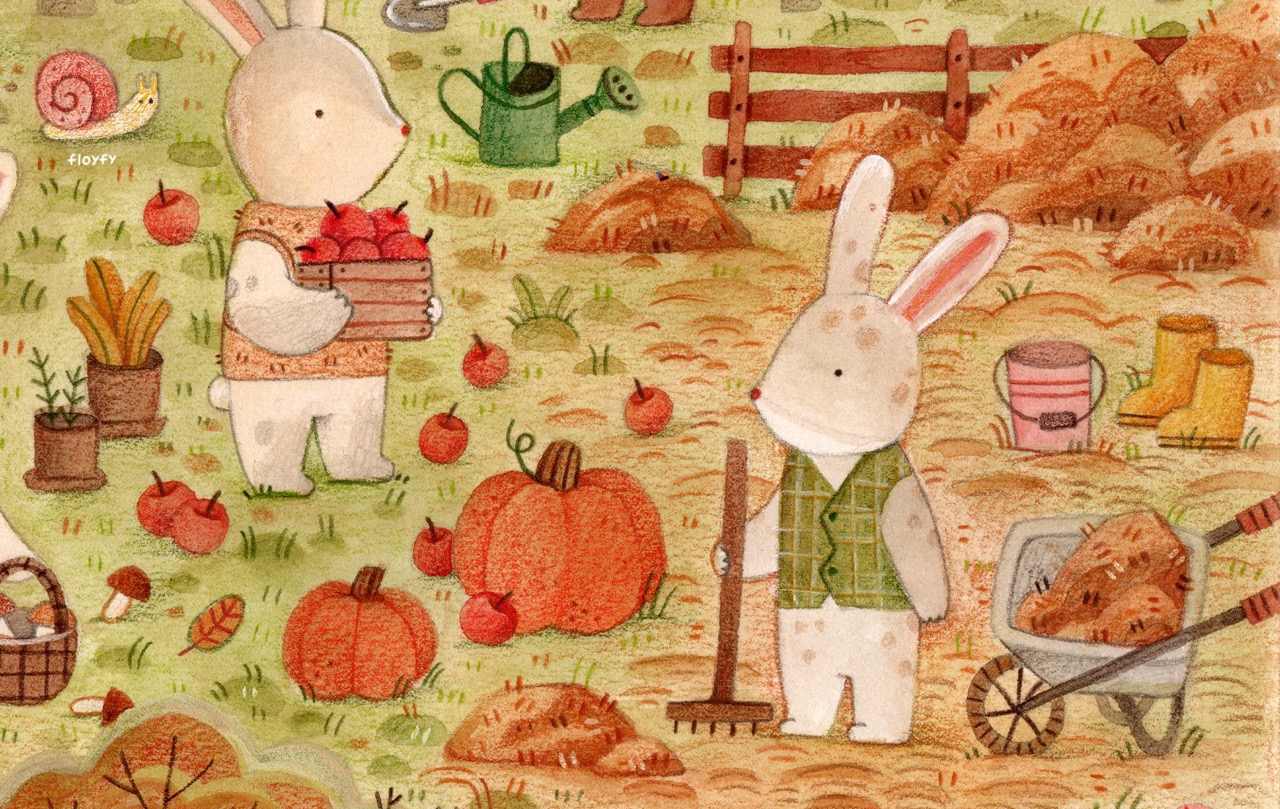 Виммельбух «Кролики-фермеры»🐰