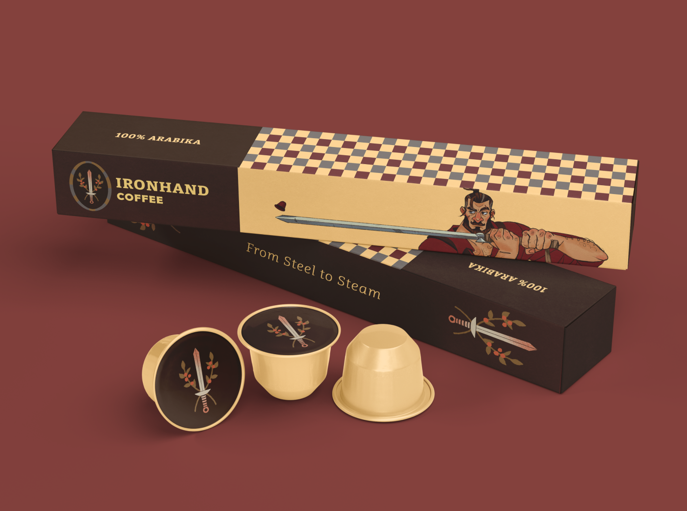 IRONHAND COFFEE| Бренд-персонаж