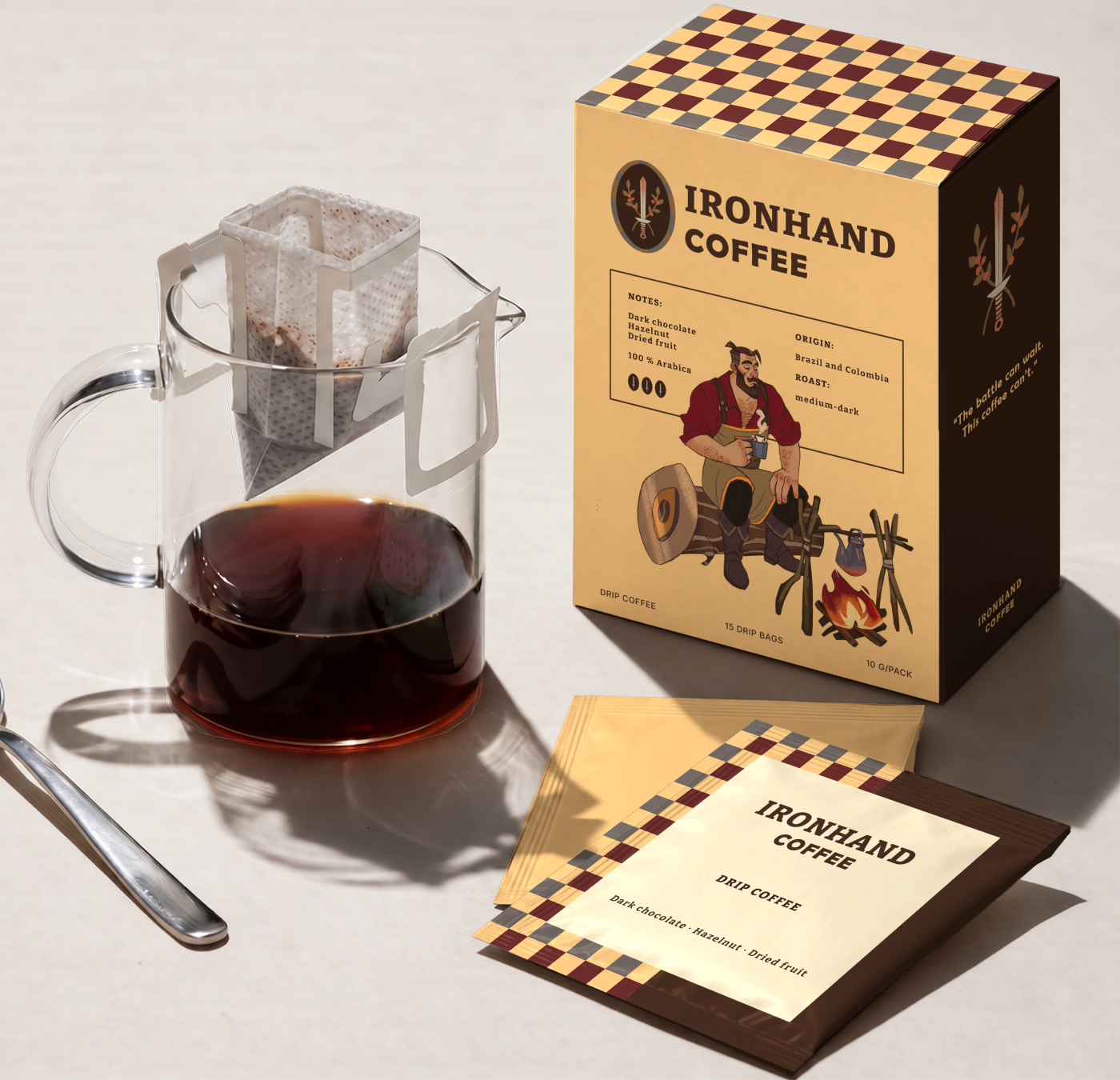 IRONHAND COFFEE| Бренд-персонаж
