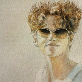 Портреты акварелью