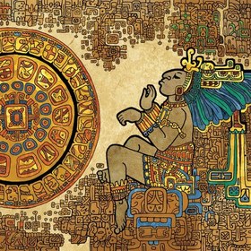 Иллюстрации к эпосу киче-майя "Пополь-Вух"