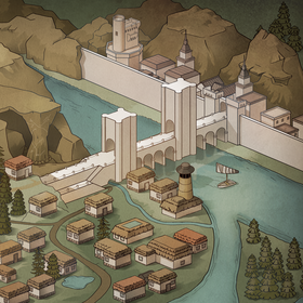 Изометрическая карта местности