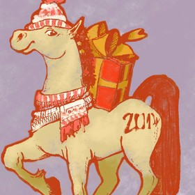 Иллюстрации к году лошади