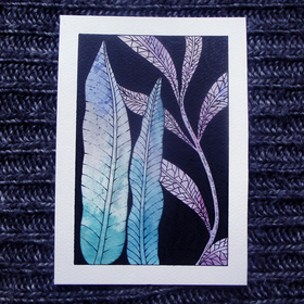 Акварель + тушь