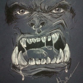 Черное на синем