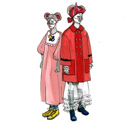 Эскизы для спектакля "Кот Леопольд"