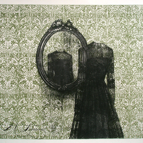 литография "Дом с привидениями"