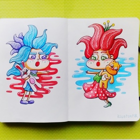 Нарцисс мен и тюльпан гёрл