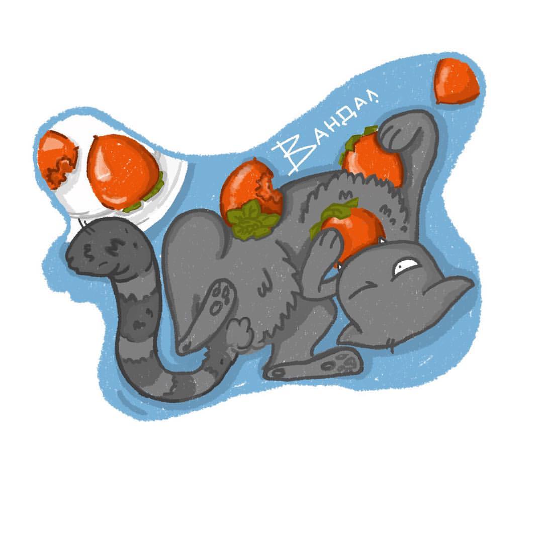 Стикеры"VandalCat" для Telegram