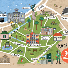 Карта Кадриорга