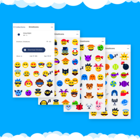 Коллекция стикеров для mountpic мессенжера