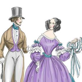 А. Васильев. История моды. Рисунки к проекту.