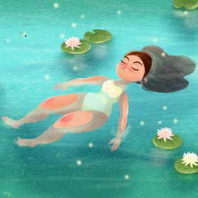 Купальщица