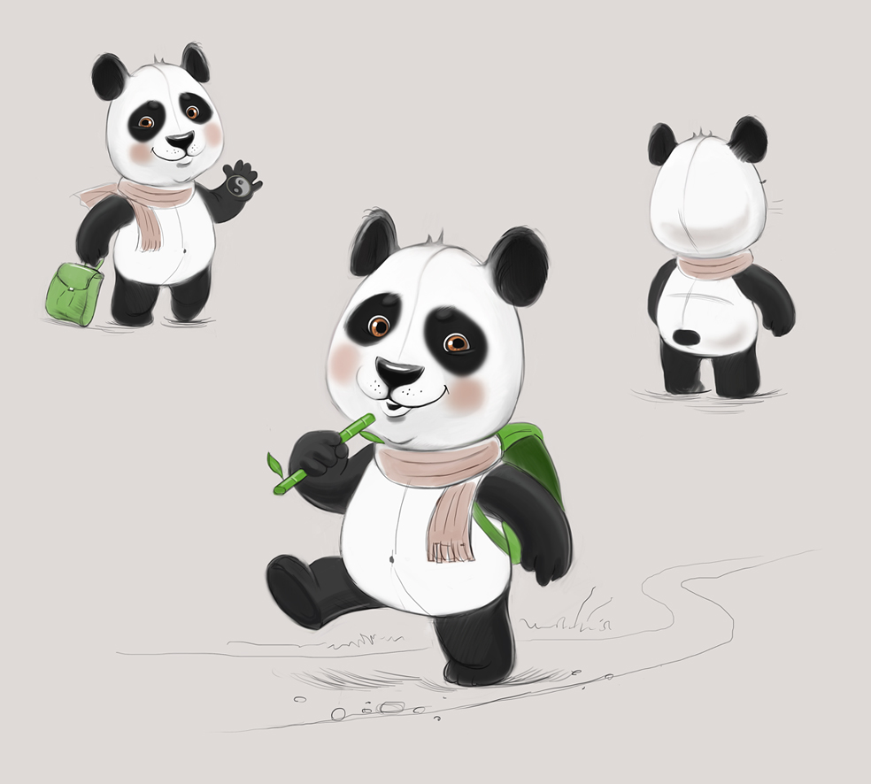 Разработка персонажа "Панда". 