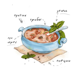 Фуд иллюстрация