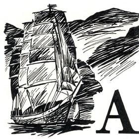 Буквицы к "Рассказам рыбачьего патруля" Дж. Лондона