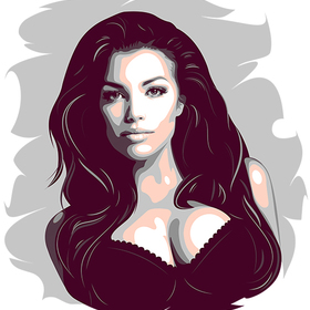 Векторный портрет