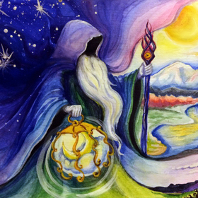 Иллюстрация книги (акварель/гуашь)