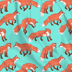 "Лисы" (иллюстрация и паттерн)