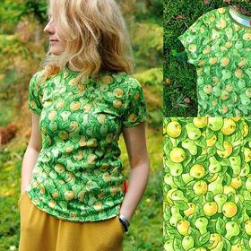 Серия растительных паттернов для футболок 