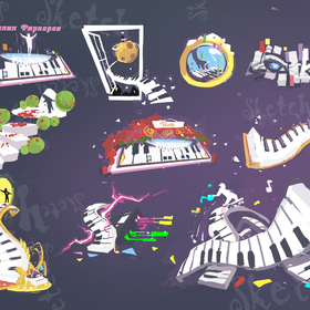 Cкетчи для скандально известного на этом сайте проекта 