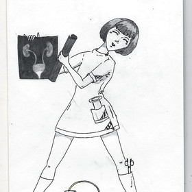 Рисунки в стиле аниме.