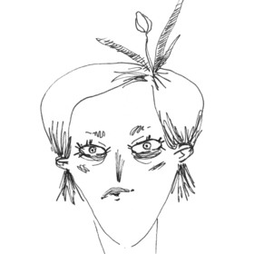 зомбированная Анна и ее тюльпан 