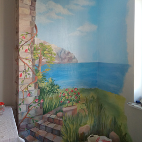 Роспись по средиземноморским мотивам