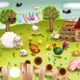 сельский двор