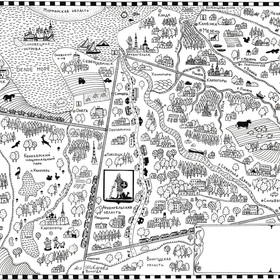 Карты Архангельской и Вологодской области