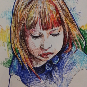 Нарисованно маркерами