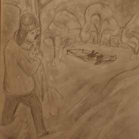 Однажды ночью, кошкина сказка