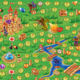 Игровое поле игры "Королевство загадок"