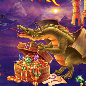 Обложки коробки детской игры "Королевство загадок"