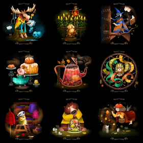 Животные волшебного леса