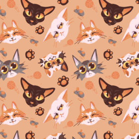 Паттерн с животными 