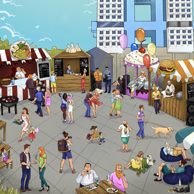 Street food афиша фестиваля