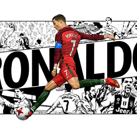 Принт Ronaldo